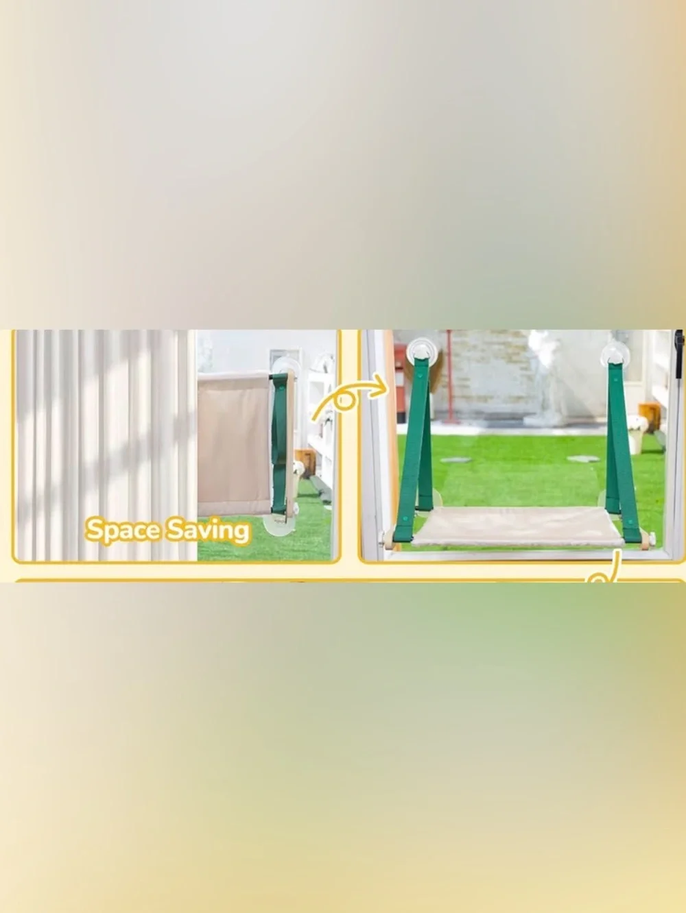Catism: Window Cat Hammock - Comfortable Pet Perch